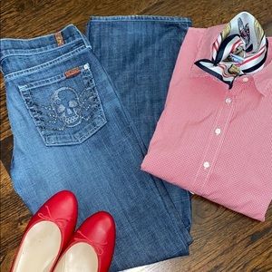 7 For All Mankind Women’s Boot Cut Jeans